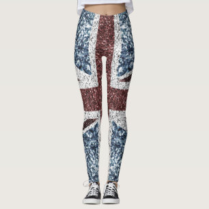 Leggings Bandera del Reino Unido La cosecha rusa choca con 