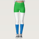 Leggings Bandera del Sierra Leone<br><div class="desc">Busque el "wowsmiley" para más productos como éste.</div>