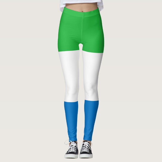 Leggings Bandera del Sierra Leone (Anverso)