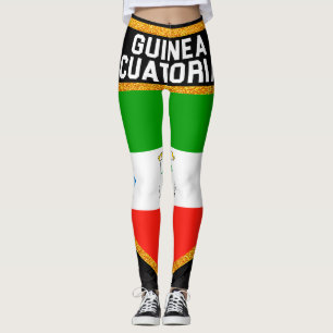 Leggings Bandera Ecuatorial de Guinea