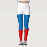 Leggings Bandera eslava panrusa patriótica<br><div class="desc">La bandera rusa paneslava patriótica está compuesta por tres franjas horizontales de igual ancho. El rojo, el azul y el blanco son considerados los colores tradicionales paneslavos y un gran número de estados los adoptaron en el siglo XIX desde que Rusia era en ese momento el único estado eslavo independiente....</div>
