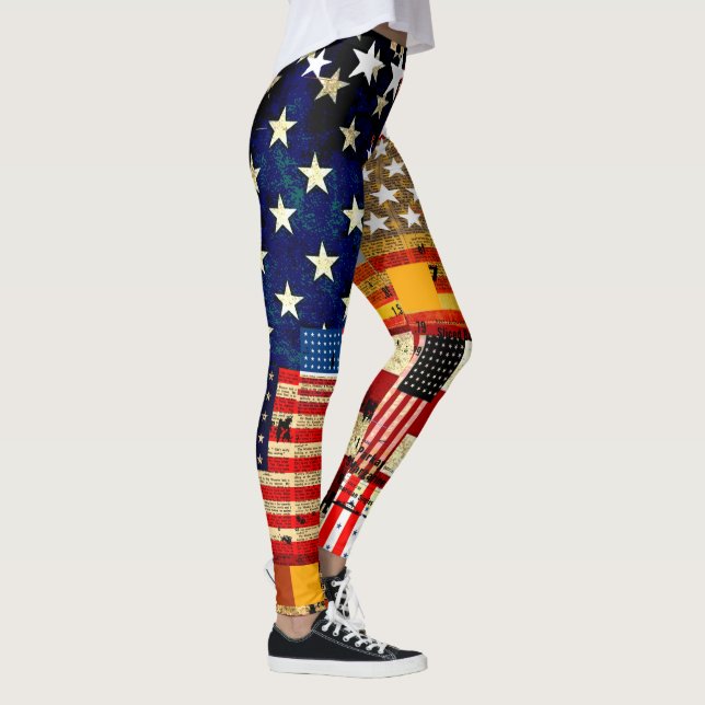 LEGGINGS "BANDERA ESTADOUNIDENSE" (Derecha)