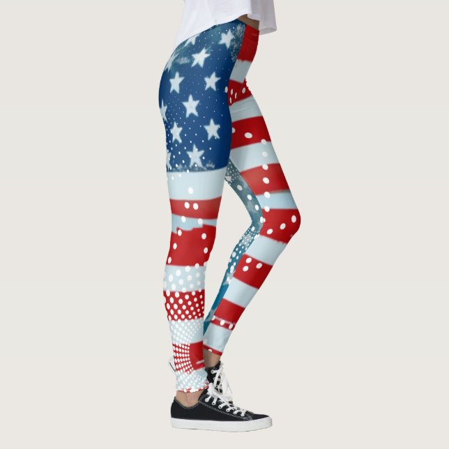 Leggings Bandera estadounidense (Derecha)