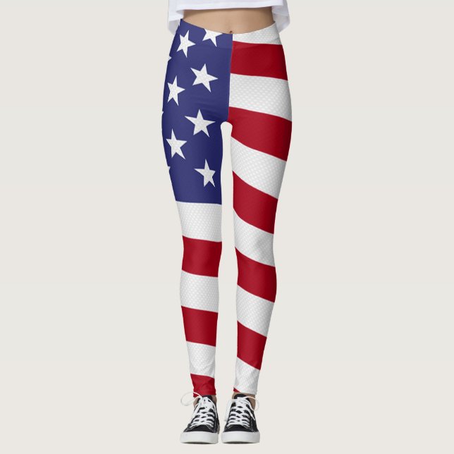 Leggings Bandera estadounidense (Anverso)