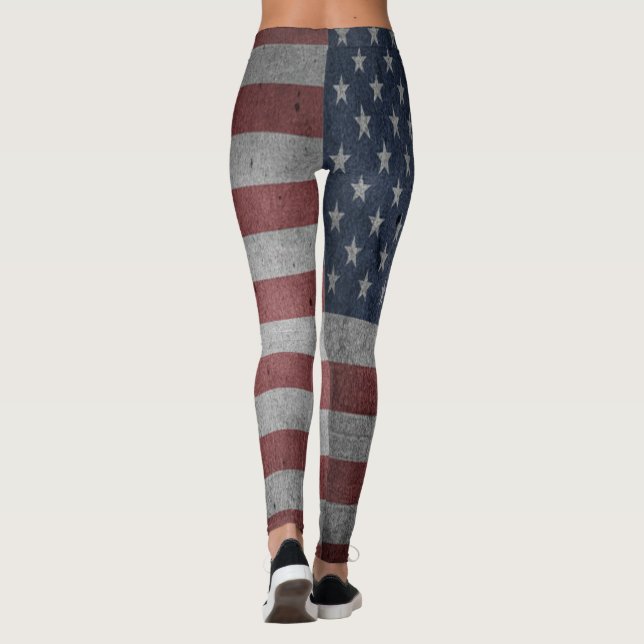 Leggings Bandera estadounidense (Reverso)