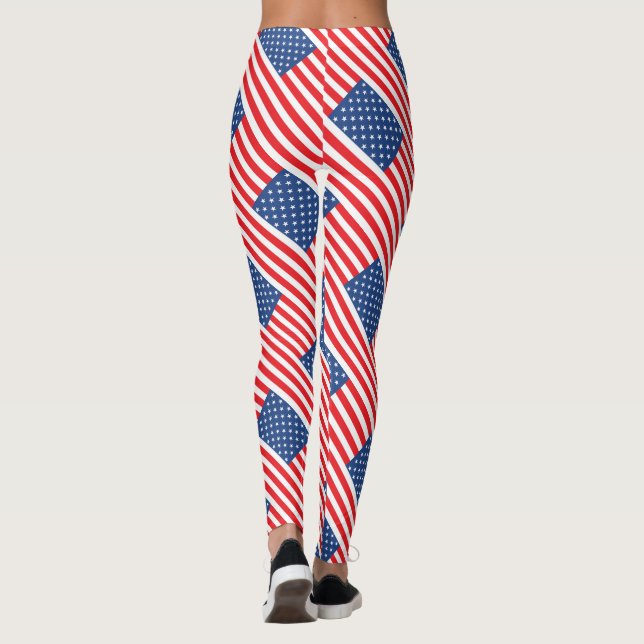 Leggings Bandera estadounidense (Reverso)