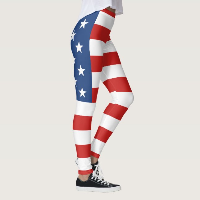 Leggings Bandera estadounidense (Derecha)