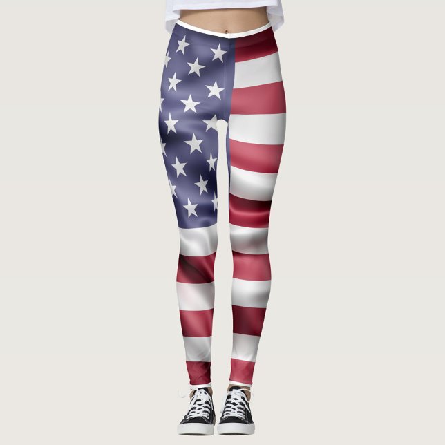 Leggings Bandera estadounidense (America Flag Leggings!)