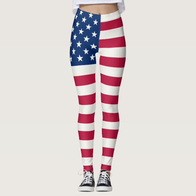 Leggings Bandera estadounidense (Anverso)