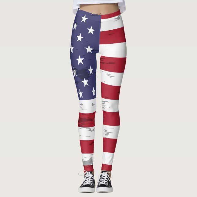 Leggings Bandera estadounidense (Anverso)