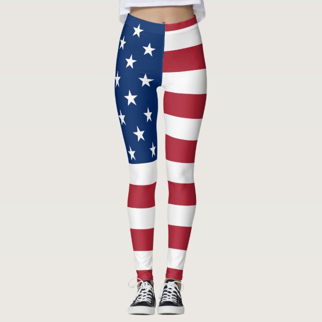 Leggings Bandera estadounidense (Anverso)