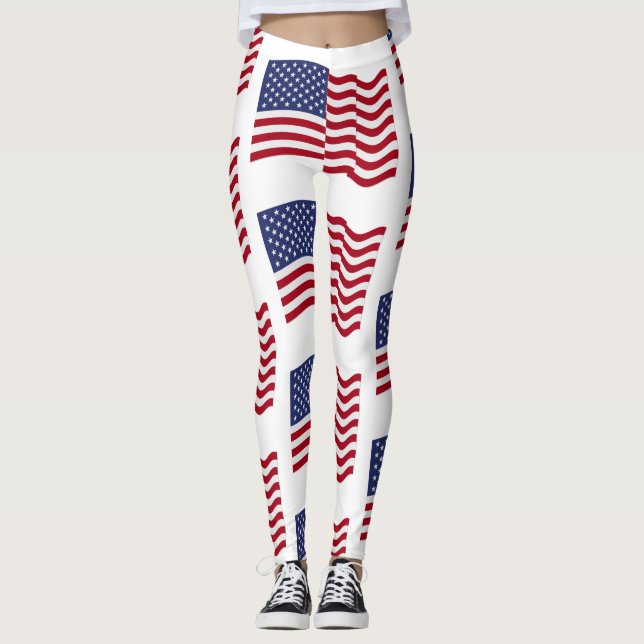 Leggings Bandera estadounidense (Anverso)
