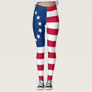 Leggings Bandera estadounidense de Betsy Ross
