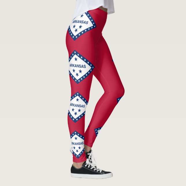 Leggings Bandera estatal de Arkansas (Derecha)