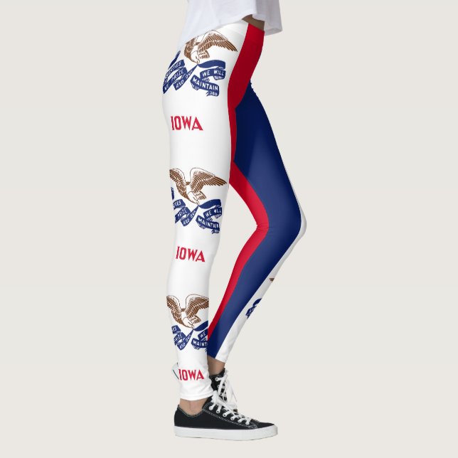 Leggings Bandera Estatal Iowa (Derecha)