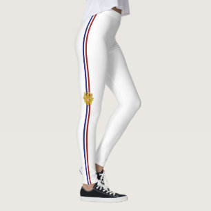 Leggings Bandera francesa, emblema nacional