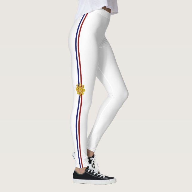 Leggings Bandera francesa, emblema nacional (Derecha)