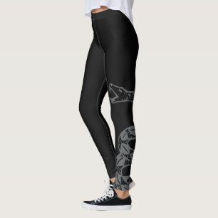 Leggings Bandera Gadsden No Pises En Mí Gris