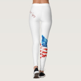 Leggings Bandera, gitano de terciopelo