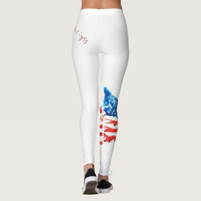 Leggings Bandera, gitano de terciopelo (Reverso)
