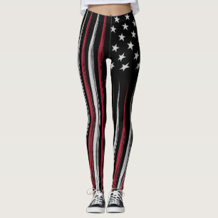 Leggings Bandera Grunge de Estados Unidos