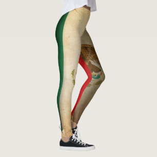 Leggings Bandera Grunge de México