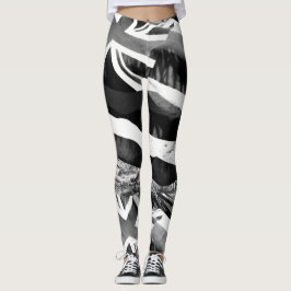 Leggings Bandera hawaiana en Monotone