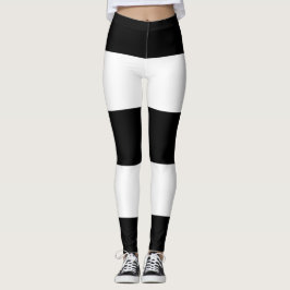 Leggings Bandera heterosexual Black White Strit LGBT
