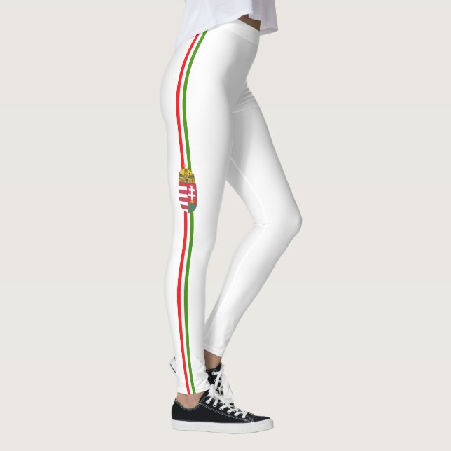Leggings Bandera húngara-escudo de armas (Derecha)