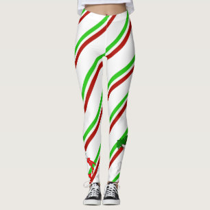 Leggings Bandera italiana de las rayas