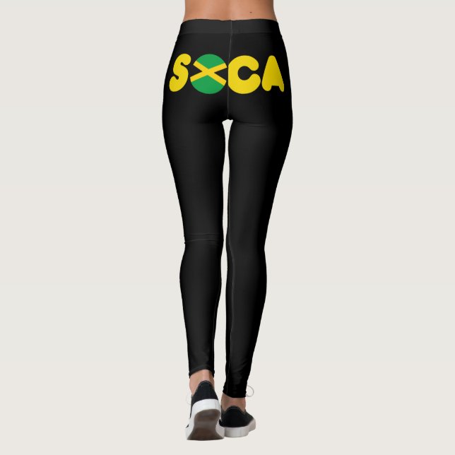 Leggings Bandera jamaiquina Soca (Reverso)