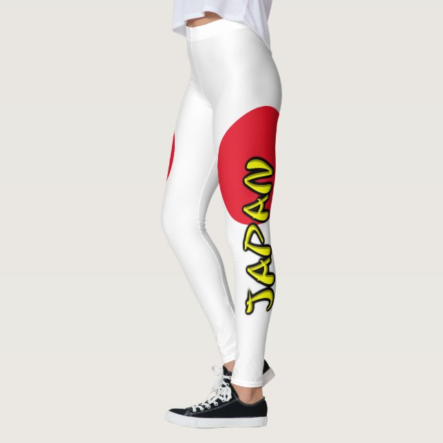 Leggings Bandera japonesa en negrita (Izquierda)