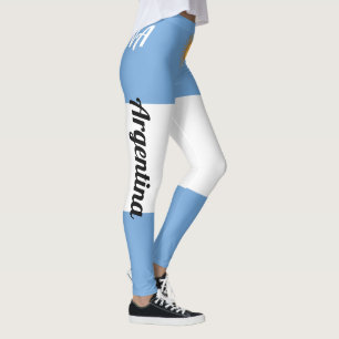 Leggings Bandera nacional de Argentina personalizar