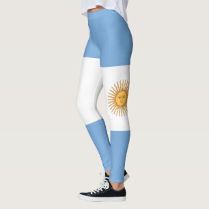 Leggings Bandera nacional de Argentina personalizar
