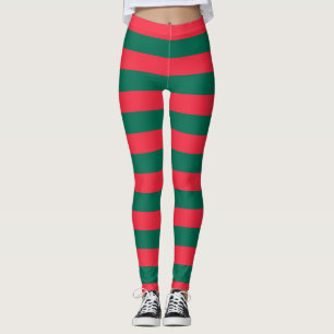 Leggings Bandera nacional de Bangladesh con bandas horizont