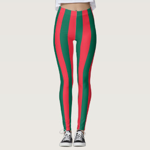 Leggings Bandera nacional de Bangladesh con tiras verticale