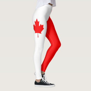 Leggings Bandera nacional de Canadá