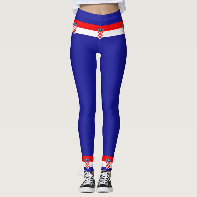 Leggings Bandera nacional de Croacia Zastava Hrvatske (Anverso)