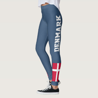 Leggings Bandera nacional de Dinamarca del personalizar