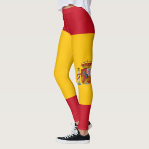 Leggings Bandera nacional de España personalizar