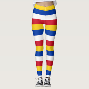 Leggings Bandera Nacional de Filipinas Colores de banda hor