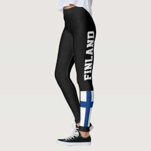 Leggings Bandera nacional de Finlandia personalizar