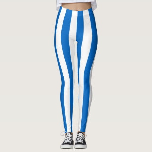 Leggings Bandera nacional de Nicaragua con tiras verticales