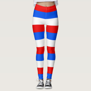 Leggings Bandera nacional de Puerto Rico Colores de banda h