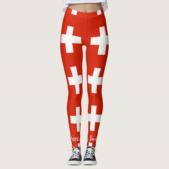 Leggings Bandera nacional de Suiza (Anverso)