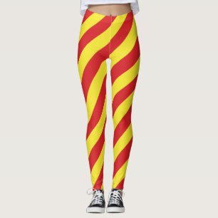 Leggings Bandera nacional del norte de Macedonia en franja