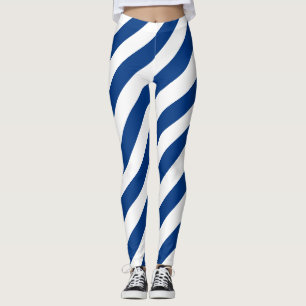 Leggings Bandera nacional finlandesa Colores diagonales ray