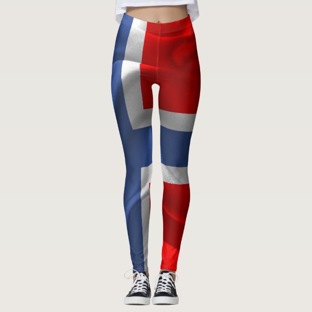 Leggings Bandera noruega (Anverso)