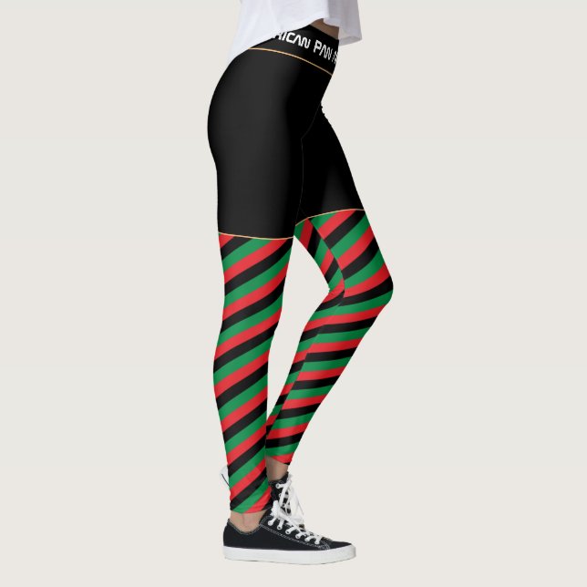 Leggings Bandera Panafricana e hincha deportivo UNIA (Derecha)