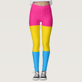 Leggings Bandera Pansexual Rosa Amarilla Azul Bandera Rosa 